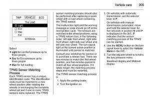 Opel-Corsa-E-owners-manual page 207 min