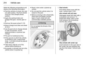 Opel-Corsa-E-owners-manual page 216 min