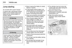 Opel-Corsa-E-owners-manual page 220 min