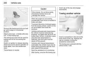 Opel-Corsa-E-owners-manual page 222 min