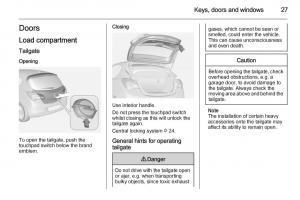 Opel-Corsa-E-owners-manual page 29 min