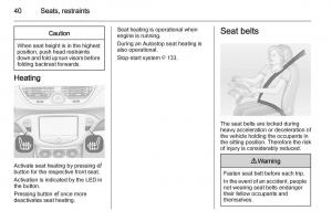 Opel-Corsa-E-owners-manual page 42 min