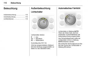 Opel-Zafira-B-Handbuch page 112 min