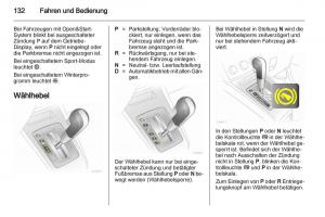 Opel-Zafira-B-Handbuch page 134 min