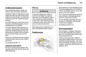 Opel-Zafira-B-Handbuch page 143 min