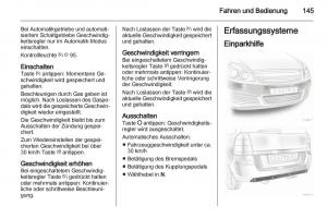 Opel-Zafira-B-Handbuch page 147 min