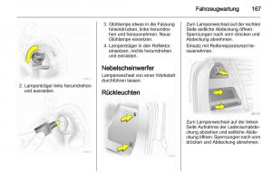 Opel-Zafira-B-Handbuch page 169 min