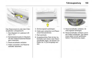 Opel-Zafira-B-Handbuch page 191 min