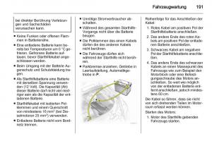 Opel-Zafira-B-Handbuch page 193 min