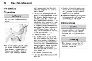 Opel-Zafira-B-Handbuch page 48 min