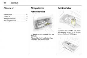 Opel-Zafira-B-Handbuch page 70 min