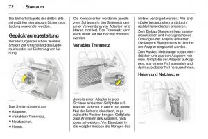 Opel-Zafira-B-Handbuch page 74 min