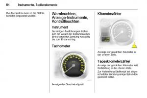 Opel-Zafira-B-Handbuch page 86 min