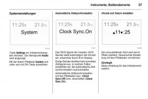 Opel-Zafira-B-Handbuch page 99 min