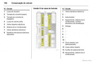 Opel-Zafira-B-manual-del-propietario page 185 min