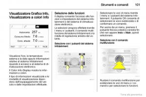 manual--Opel-Zafira-B-manuale-del-proprietario page 102 min