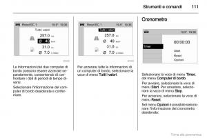 manual--Opel-Zafira-B-manuale-del-proprietario page 112 min
