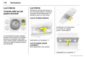 manual--Opel-Zafira-B-manuale-del-proprietario page 119 min