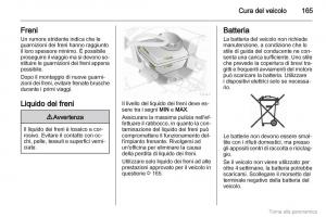 manual--Opel-Zafira-B-manuale-del-proprietario page 166 min