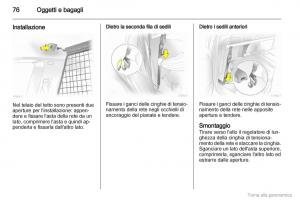 manual--Opel-Zafira-B-manuale-del-proprietario page 77 min