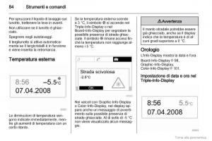 manual--Opel-Zafira-B-manuale-del-proprietario page 85 min