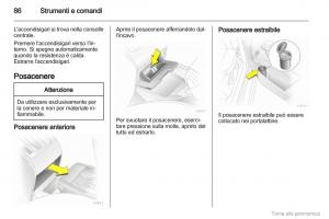 manual--Opel-Zafira-B-manuale-del-proprietario page 87 min