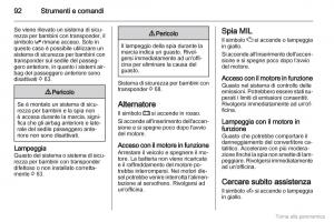 manual--Opel-Zafira-B-manuale-del-proprietario page 93 min