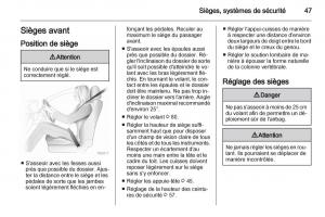 Opel-Zafira-B-manuel-du-proprietaire page 49 min