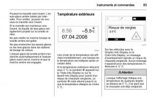 Opel-Zafira-B-manuel-du-proprietaire page 85 min