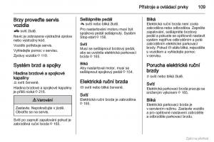 Opel-Zafira-B-navod-k-obsludze page 110 min