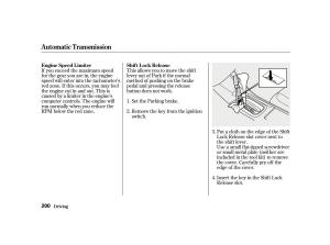 Honda-Accord-VI-owners-manual page 199 min