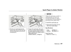 Honda-Accord-VI-owners-manual page 256 min