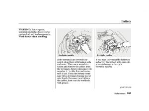 Honda-Accord-VI-owners-manual page 260 min