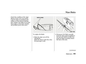 Honda-Accord-VI-owners-manual page 262 min