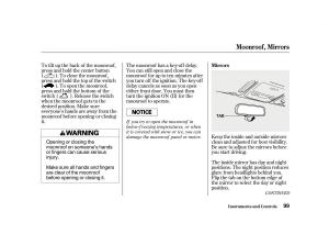 Honda-Accord-VI-owners-manual page 98 min