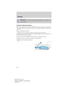 Ford-Focus-II-2-owners-manual page 172 min