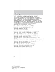 Ford-Focus-II-2-owners-manual page 226 min