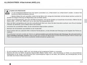 Renault-Koleos-Handbuch page 101 min