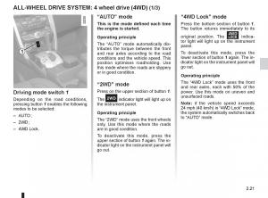 Renault-Koleos-owners-manual page 99 min