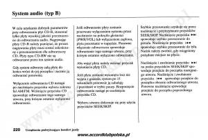 Honda-Accord-VII-7-instrukcja-obslugi page 224 min