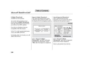 Honda-Accord-VIII-8-owners-manual page 261 min