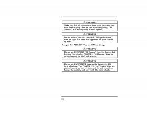 Ford-Ranger-owners-manual page 291 min