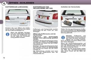 Peugeot-407-Handbuch page 75 min