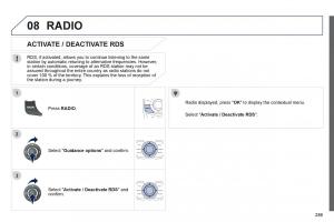 Peugeot-508-owners-manual page 291 min