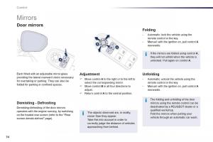 Peugeot-508-owners-manual page 76 min