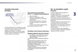 Peugeot-508-Kezelesi-utmutato page 71 min