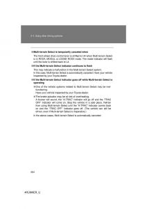 Toyota-4Runner-5-V-N280-owners-manual page 233 min