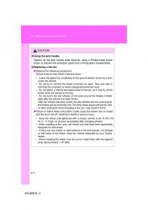 Toyota-4Runner-5-V-N280-owners-manual page 579 min