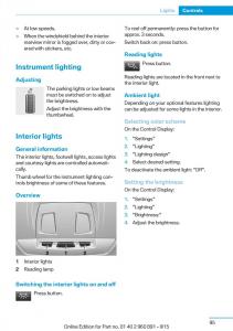 BMW-i8-owners-manual page 111 min