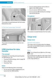 BMW-i8-owners-manual page 148 min